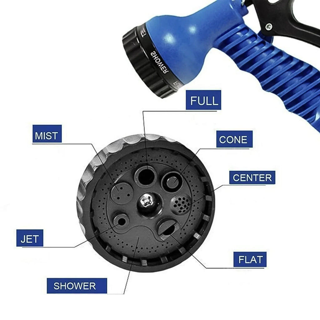 Expandable Magic Garden Hose with Spray Gun, Approx. 4 Meter Pipe (1 Set / Mix Color)